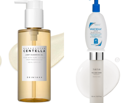 Winter Skincare Routine cover photo collage