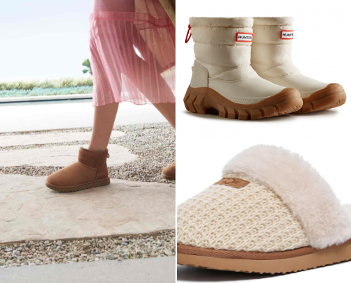 Best winter shoes cover photo collage