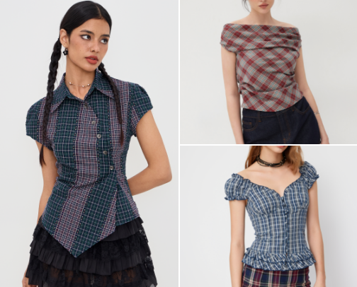 Timeless Checks, Modern Style cover photo collage