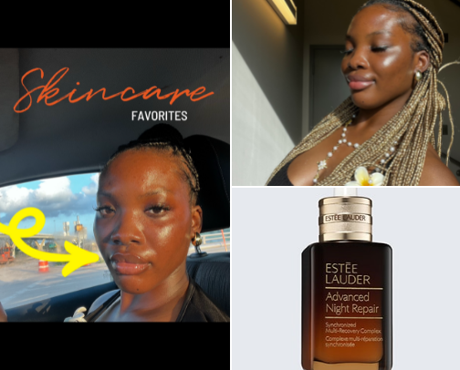 GLASS SKIN ESSENTIALS🩵 cover photo collage