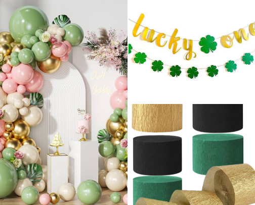 Lucky One First Birthday Party 🍀✨ cover photo collage