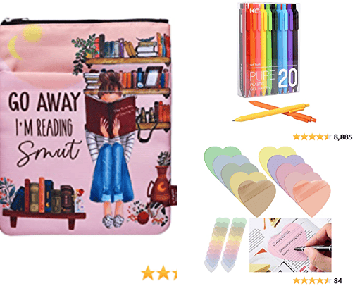 Bookish Items cover photo collage