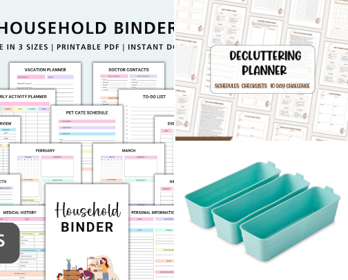 Organization tools cover photo collage