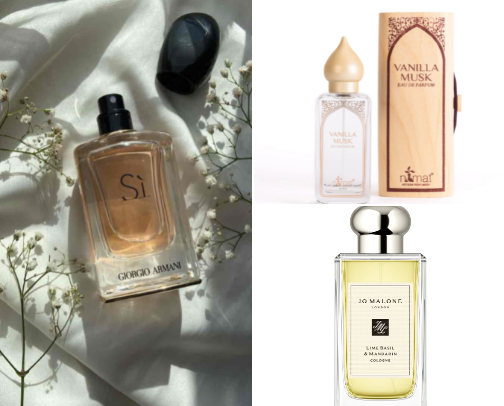 How To Layer Sì by Giorgio Armani cover photo collage