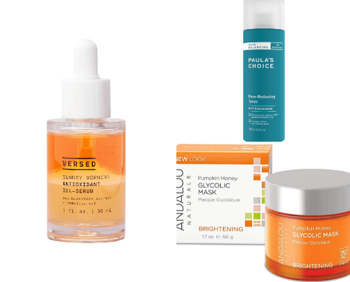 skincare for oily skin cover photo collage