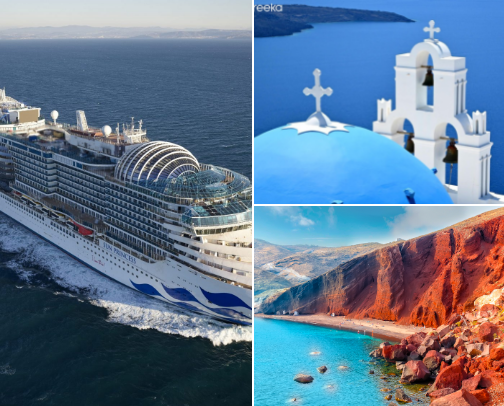 Sun Princess Mediterranean Cruise Adventure cover photo collage