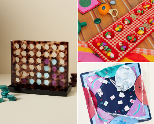 Meeples, Mayhem, & Masterpieces cover photo collage