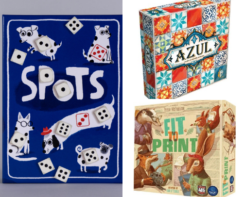 Meeples, Mayhem, & Masterpieces cover photo collage