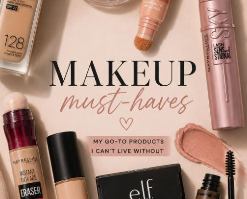 Makeup Must-Haves! cover photo collage