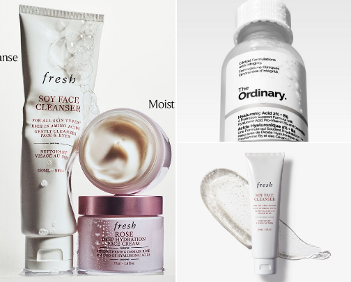 Minimal Wellness Skincare🧴🪞 cover photo collage