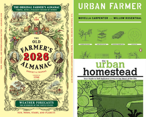Books That Helped Me On My Homesteading Journey cover photo collage