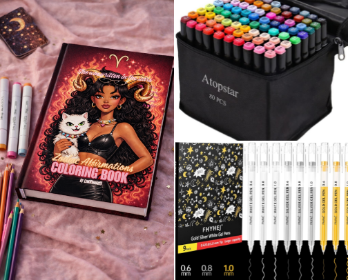My fav art supplies 💕 cover photo collage