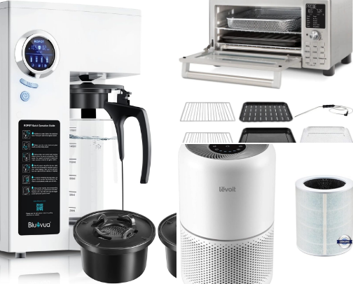 Home necessities cover photo collage