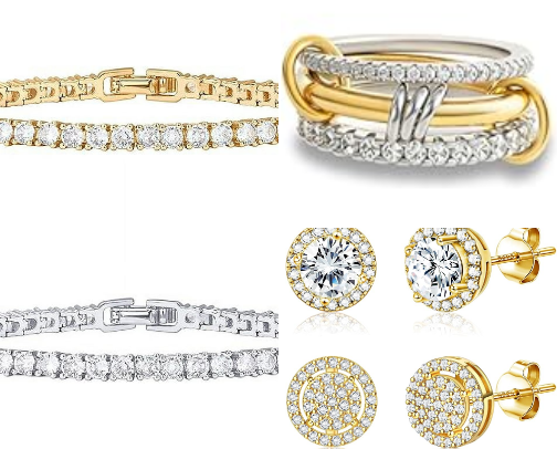 Affordable jewelry | cover photo collage