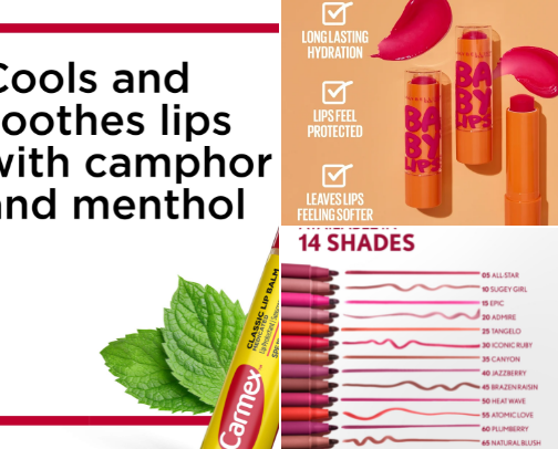 Tried and true lip care cover photo collage