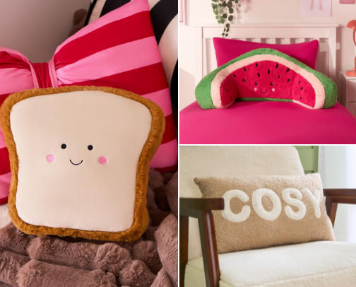 Pink and girly home decor 🌸💐 cover photo collage