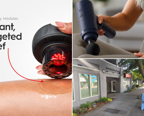 MASSAGE ON THE GO cover photo collage