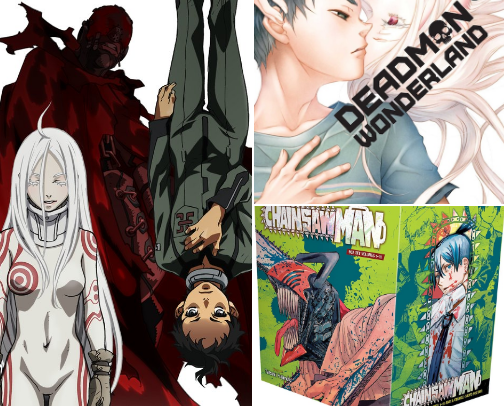 Manga/anime recs cover photo collage