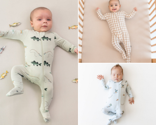 Favorite baby boy pjs cover photo collage