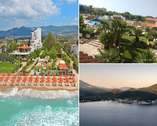 Travel cover photo collage