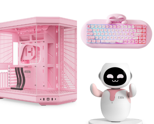 Tech Stuff to ELEVATE your setup + some other color-coded tech cover photo collage