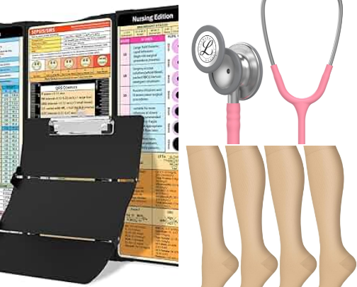 Nursing school essentials cover photo collage