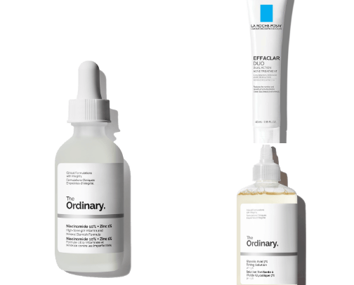 Skincare cover photo collage