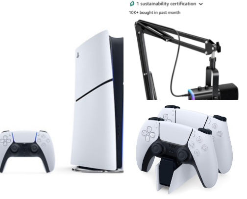 Items & Accessories I Use for My PS5 Setup cover photo collage