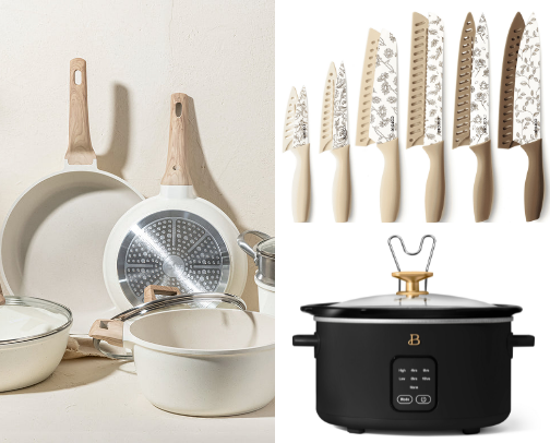 Kitchen gadgets cover photo collage