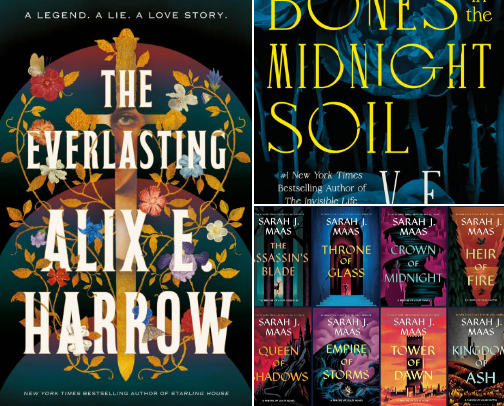Fantasy/Romantasy Recommendations cover photo collage