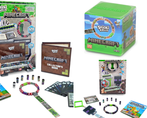Minecraft Sticki Rolls cover photo collage