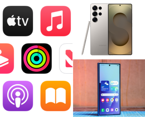 Apple and tech cover photo collage