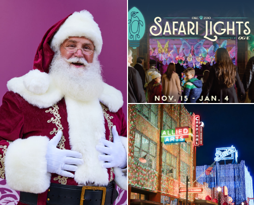OKC Holiday Season Events 🎄 cover photo collage