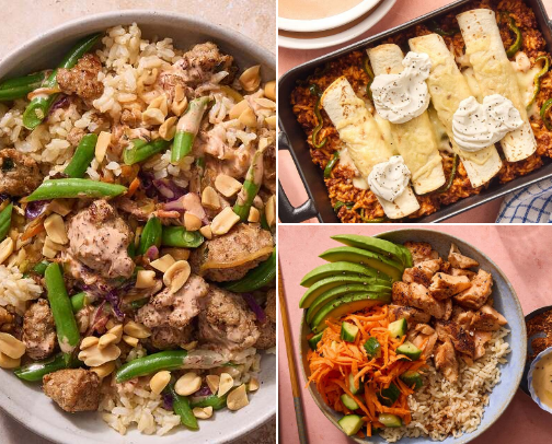 Blue Apron cover photo collage