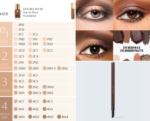 Make Up brown eyes 👁️ cover photo collage