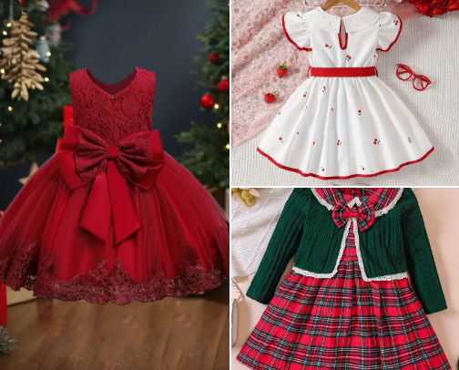outfit for Christmas 🤶 cover photo collage
