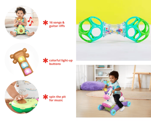 Baby & Toddler Toys cover photo collage