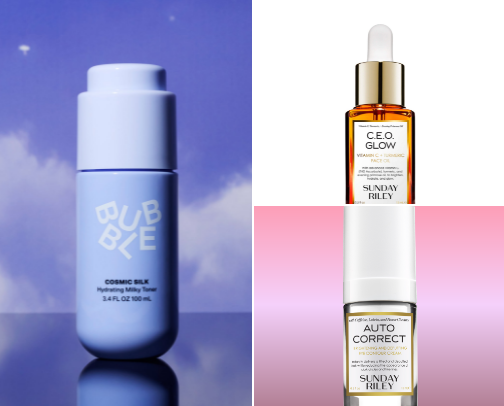 Sam's skincare cover photo collage
