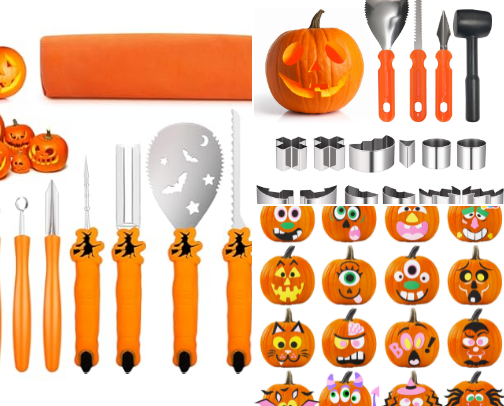Carve & Create: Pumpkin Carving Must-Haves 🎃 cover photo collage