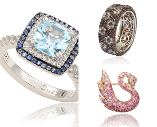 Suzy Levian Colorful Fine Jewelry Picks: Luxury Gemstone Gifts for Her cover photo collage