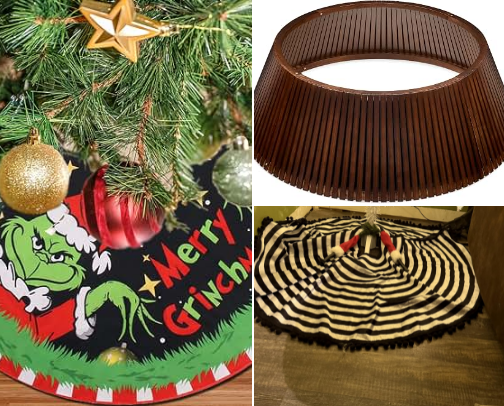 The Perfect Base Christmas Tree Skirts & Collars cover photo collage