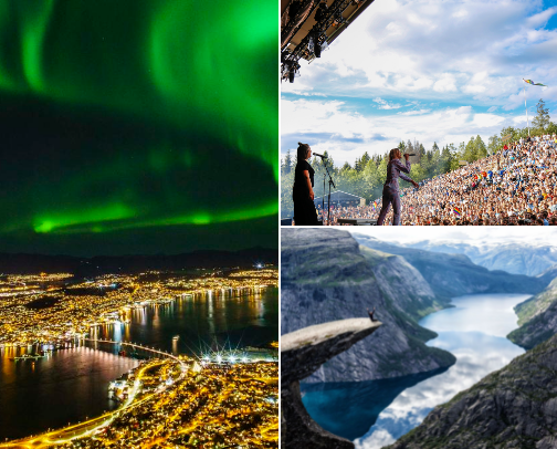 Exiting things to do in Norway🇳🇴 cover photo collage