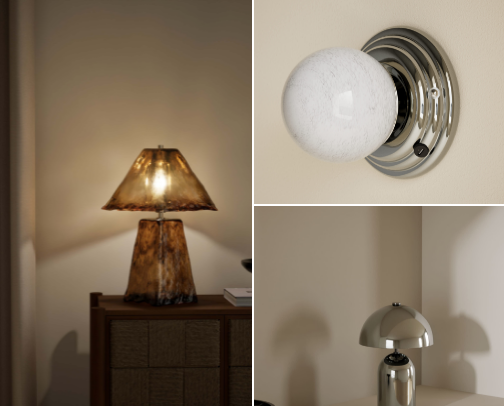 Lighting I love 💡 cover photo collage