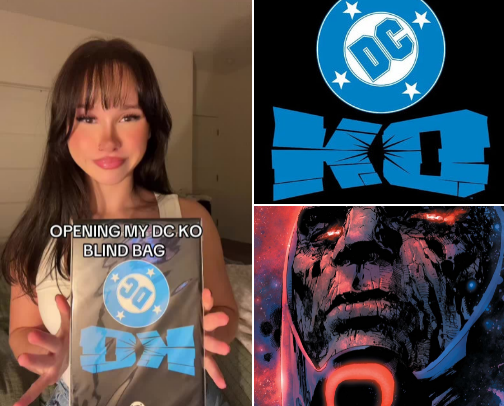 DC KO BLIND BAG REVEAL cover photo collage