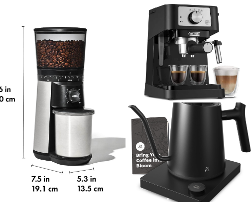 15 Holy Grail Items to Build the Ultimate At-Home Coffee Bar (Brew Like a Barista) cover photo collage