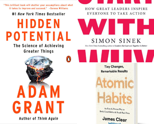 Books that ACTUALLY changed my life! cover photo collage