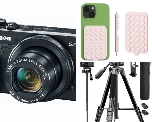 Must Haves for Content Creators📸 cover photo collage