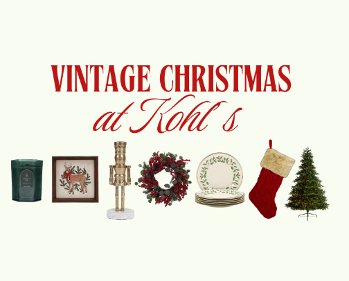 Kohl's Christmas Decor Finds cover photo collage