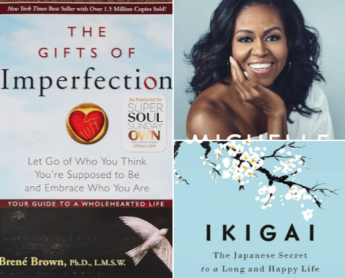 Books for Mom: Pause, Reflect & Recharge” cover photo collage