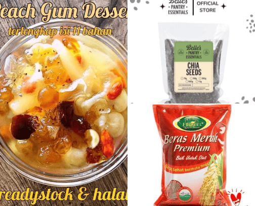 Healthy food cover photo collage